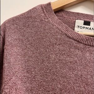 Topman Red Melange Sweater